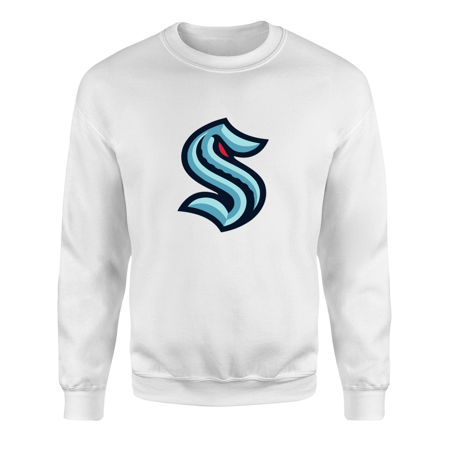 Seattle Kraken Shield Sweatshirt S - Beyaz