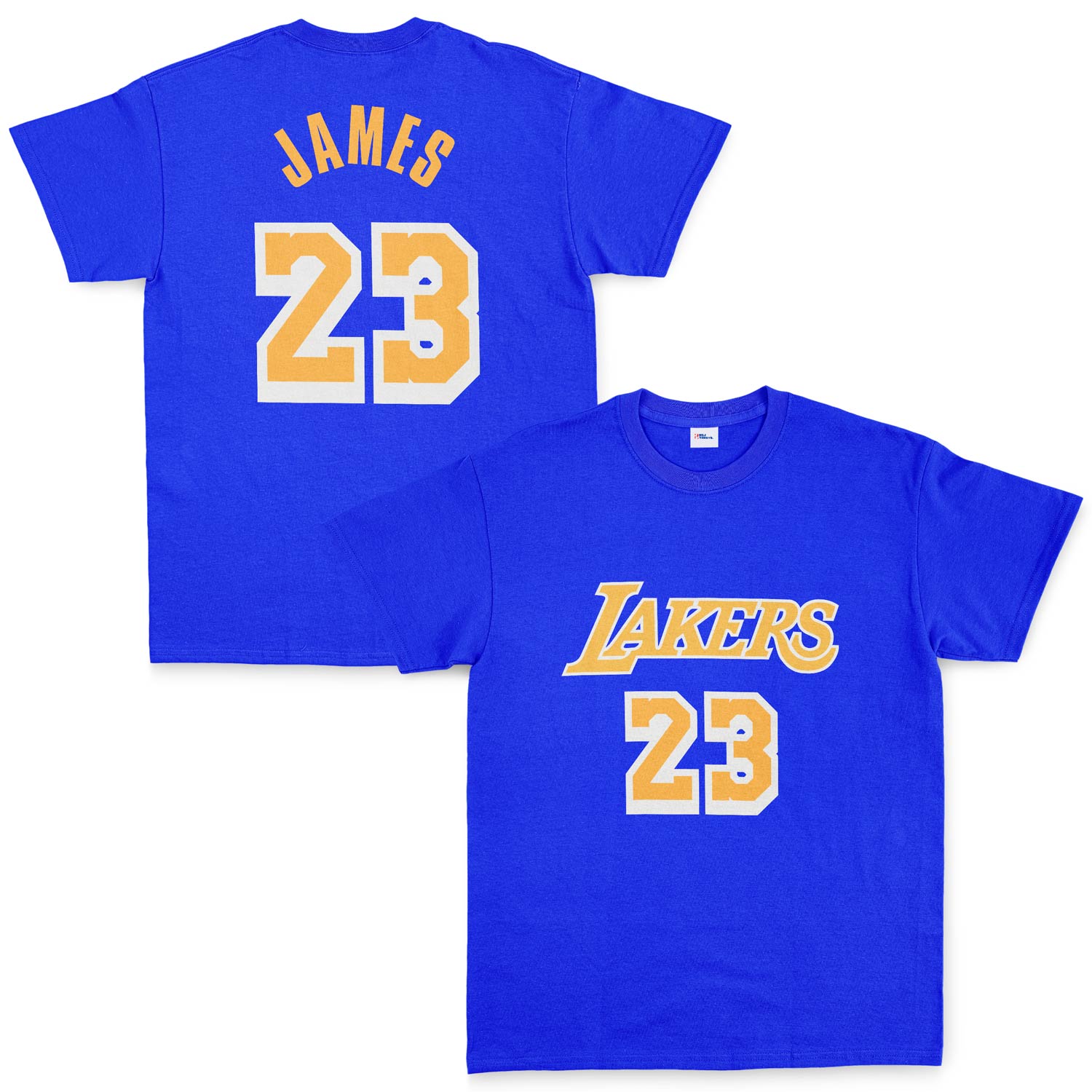 LeBron James 23 Lakers White Tişört XXL - Mavi