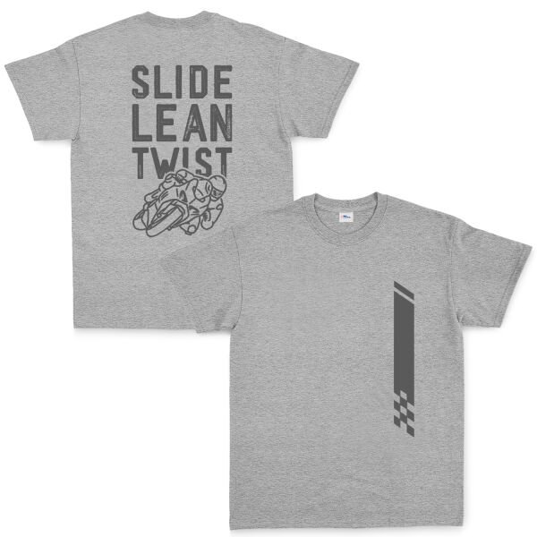 Slide, Lean, Twist GR Tişört XL - Gri
