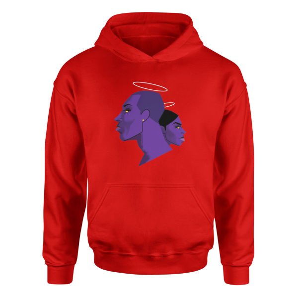 Kobe & Gigi Hoodie XXL - Kırmızı