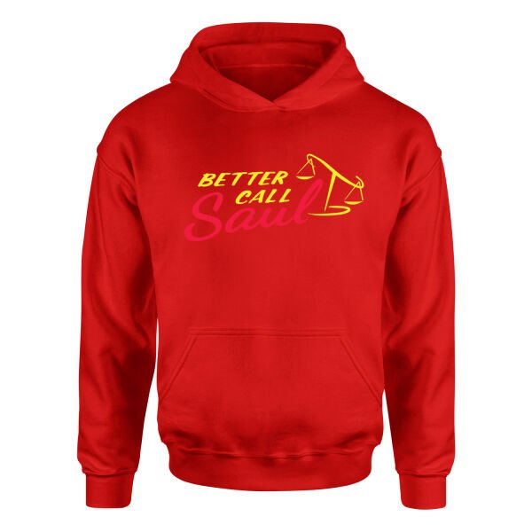 Better Call Saul Hoodie XL - Kırmızı
