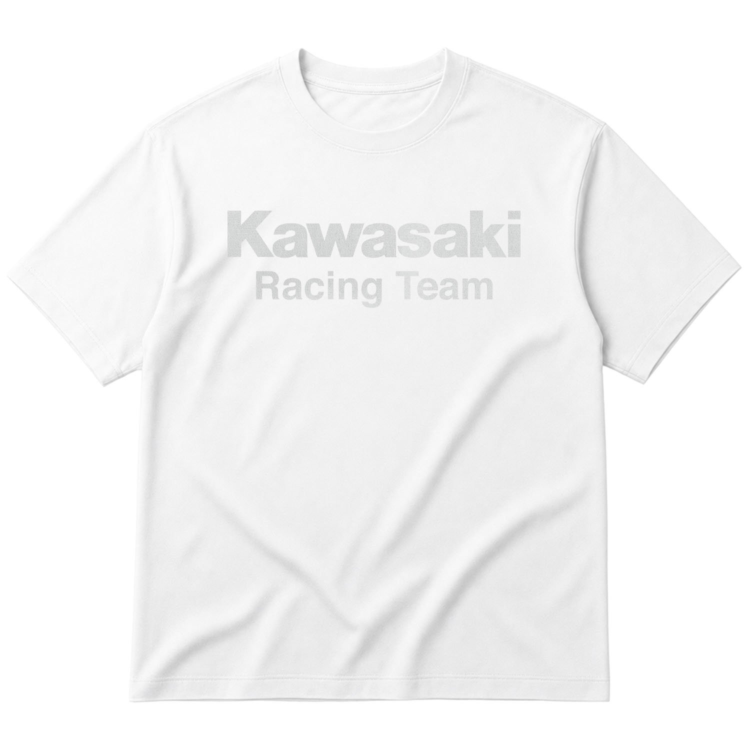 Kawasaki Racing Team Oversize Tişört L - Beyaz
