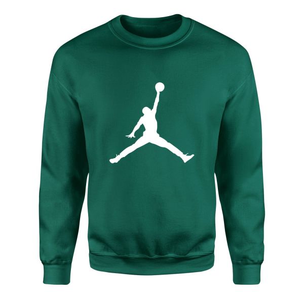 Air Jordan BIG W Sweatshirt L - Nefti Yeşili