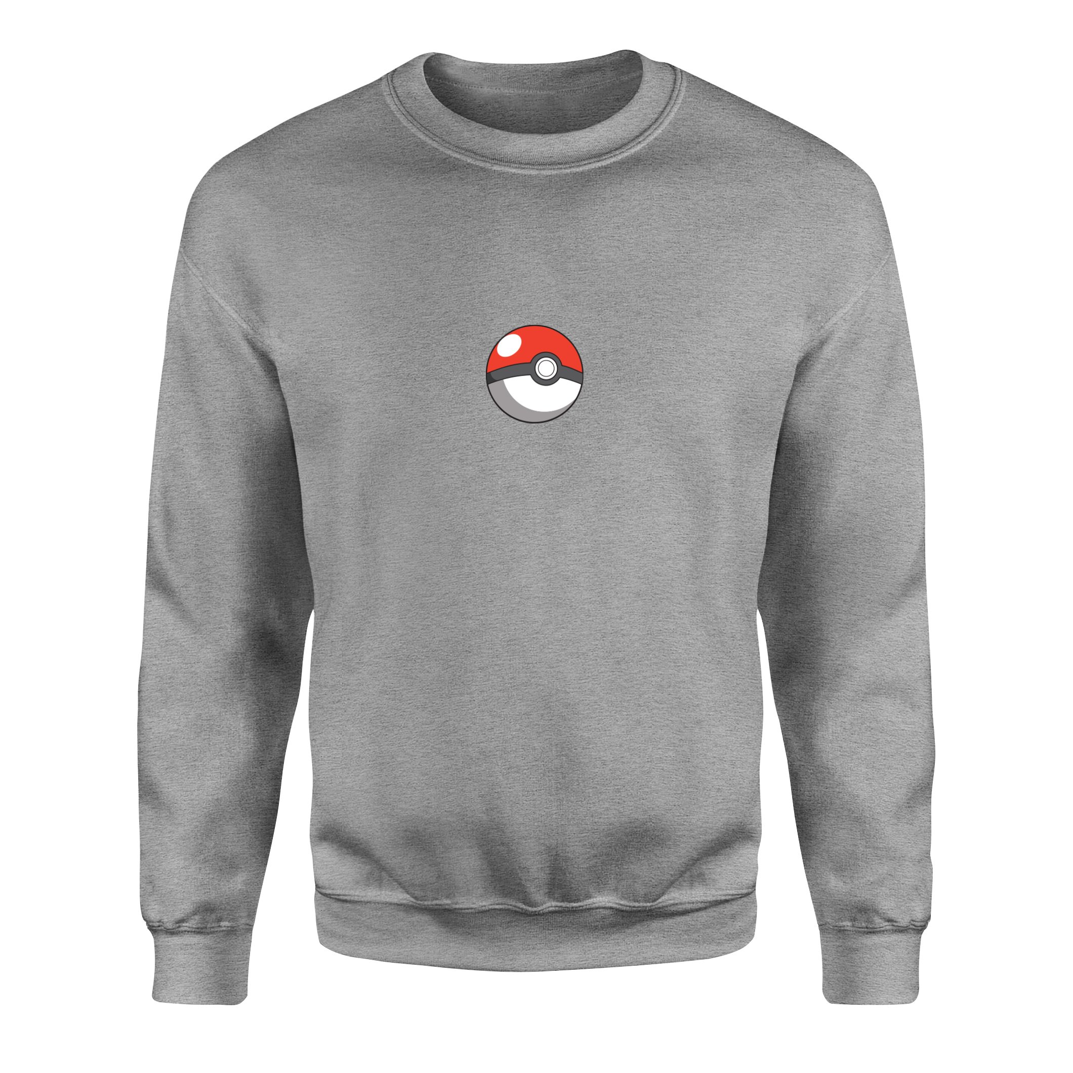 Pokeball Sweatshirt XL - Gri