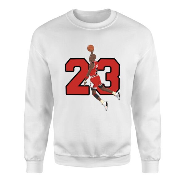 Michael “Air” Jordan Dunk Sweatshirt L - Beyaz