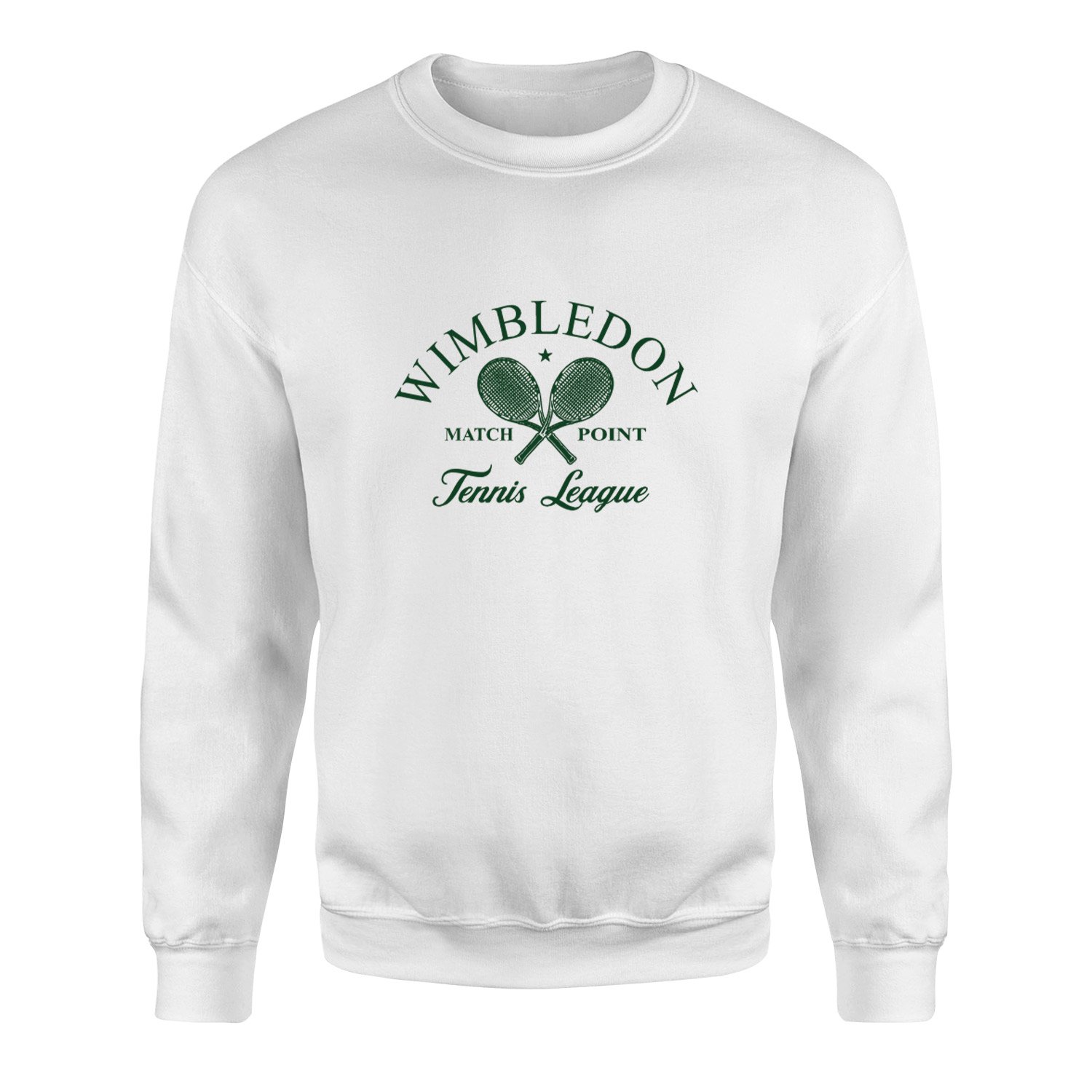 Wimbledon Match Point Sweatshirt S - Beyaz