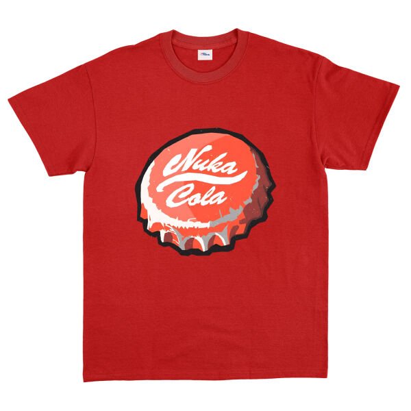 Nuka Cola Caps Tişört M - Kırmızı