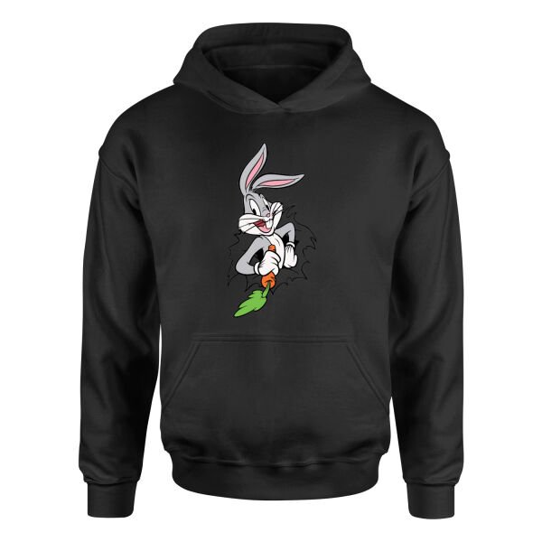 Bugs Bunny Splash Hoodie L - Siyah