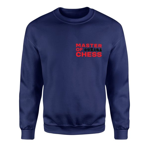 Master of Chess Sweatshirt L - İndigo Mavisi