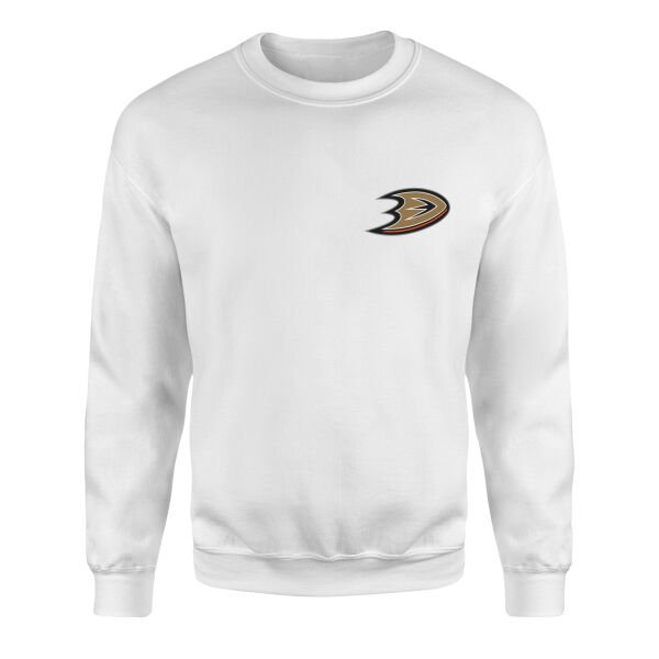 Anaheim Ducks Sweatshirt L - Beyaz