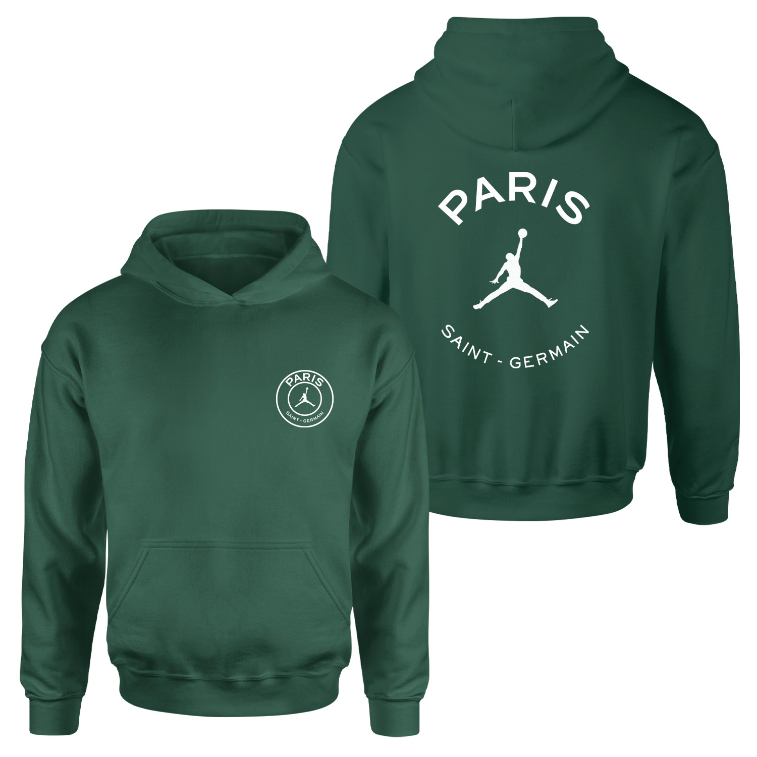 Air Jordan X Paris Saint Germain Hoodie XL - Nefti Yeşili