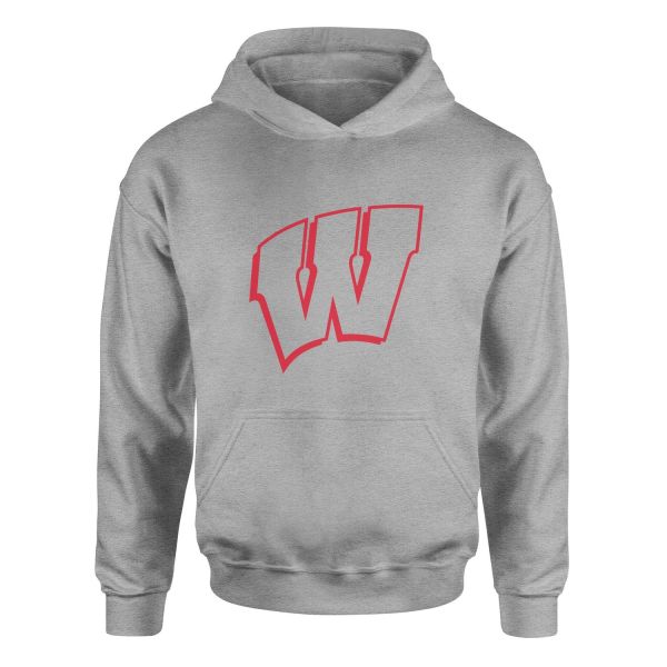 Wisconsin Badgers Hoodie M - Gri