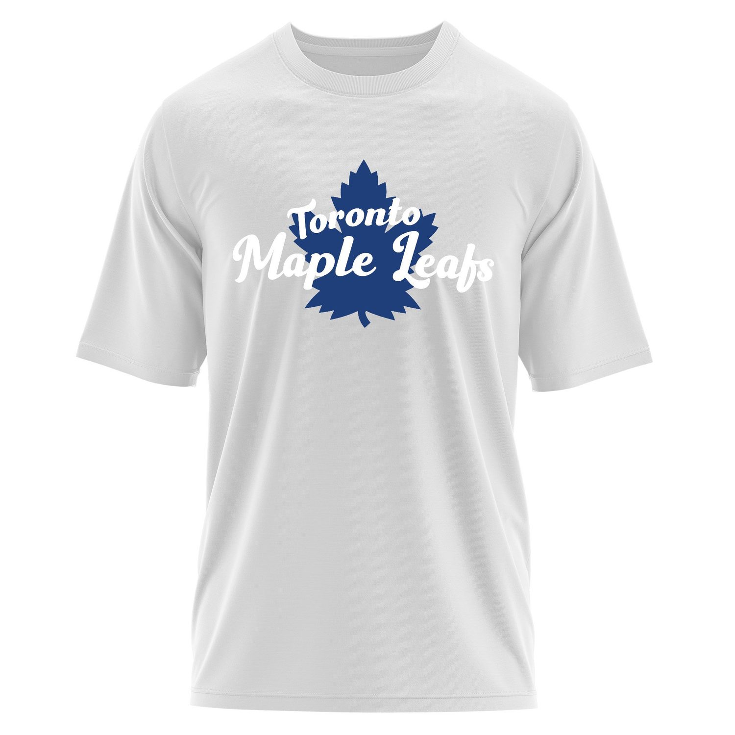 Toronto Maple Leafs Script Oversize Tişört M - Beyaz