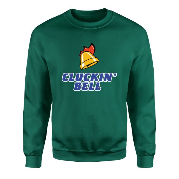 Cluckin’ Bell Sweatshirt XL - Nefti Yeşili