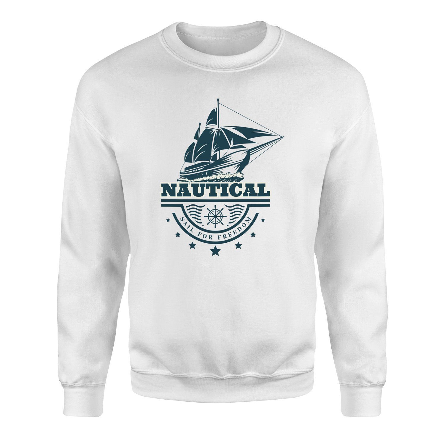Sail for Freedom Sweatshirt L - Beyaz