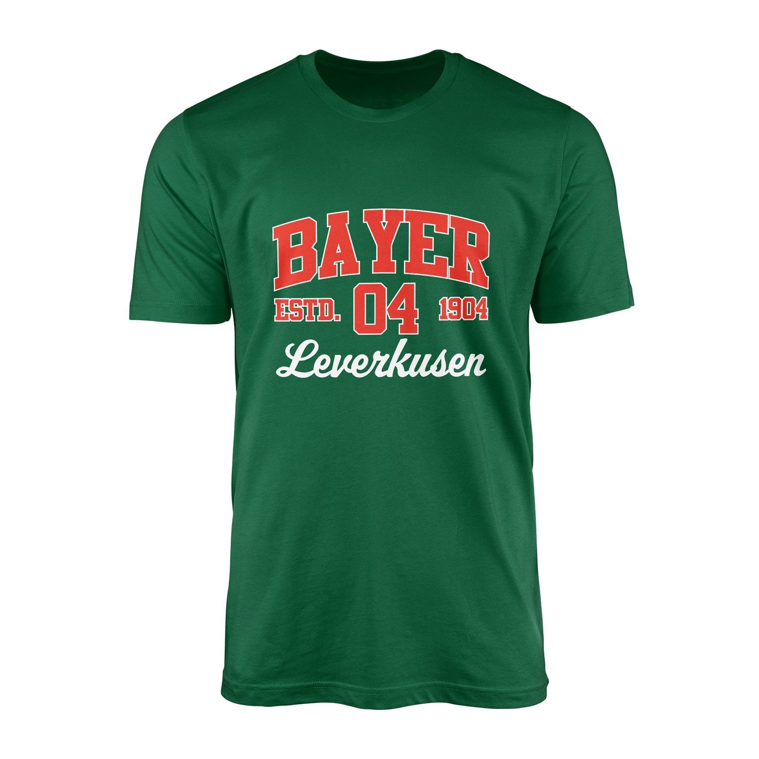 Bayer 04 Leverkusen 04 ESTD. 1904 Tişört XL - Nefti Yeşili