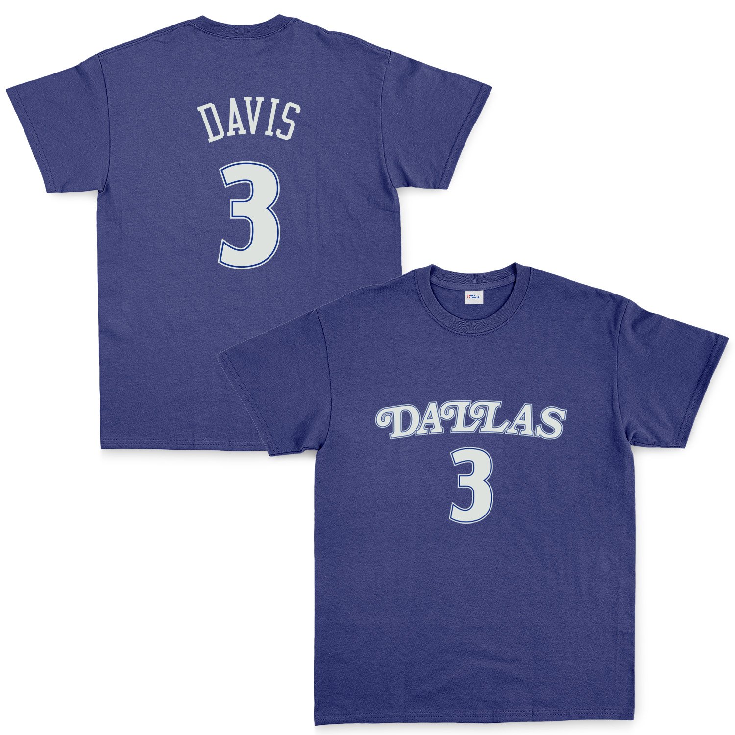 Anthony Davis 3 Dallas Forma Tişört XXL - İndigo Mavisi