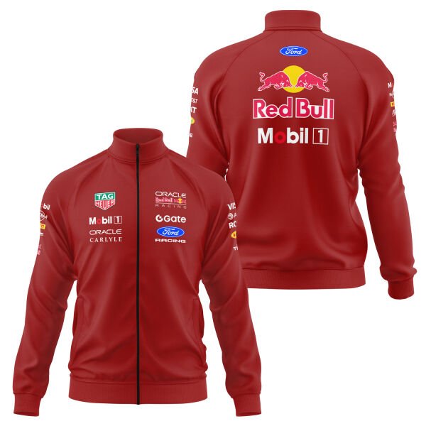 Oracle Red Bull Racing 2026 Teamline Fermuarlı Sweatshirt L - Kırmızı