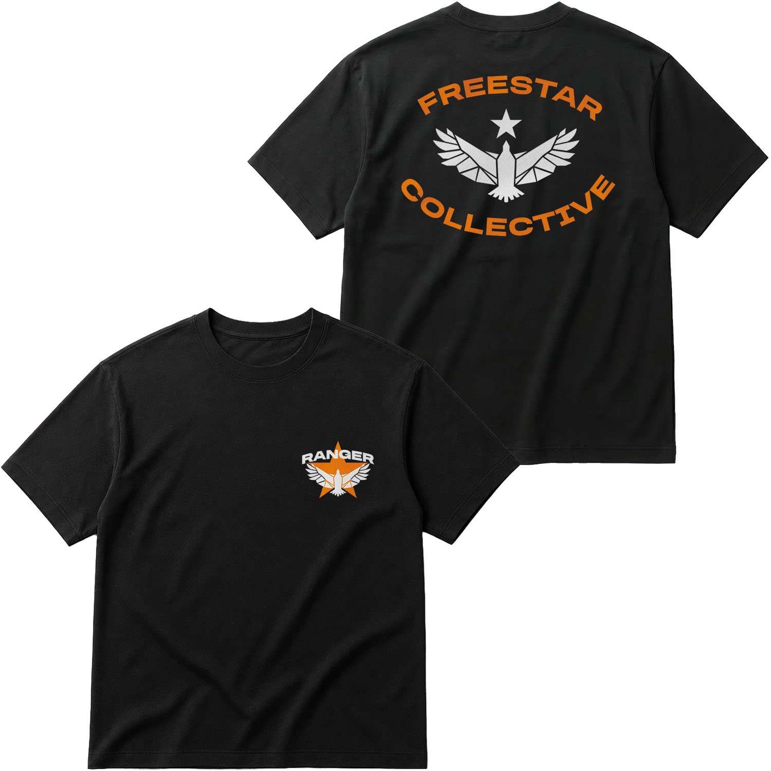 Freestar Collective | STARFIELD Oversize Tişört XL - Siyah