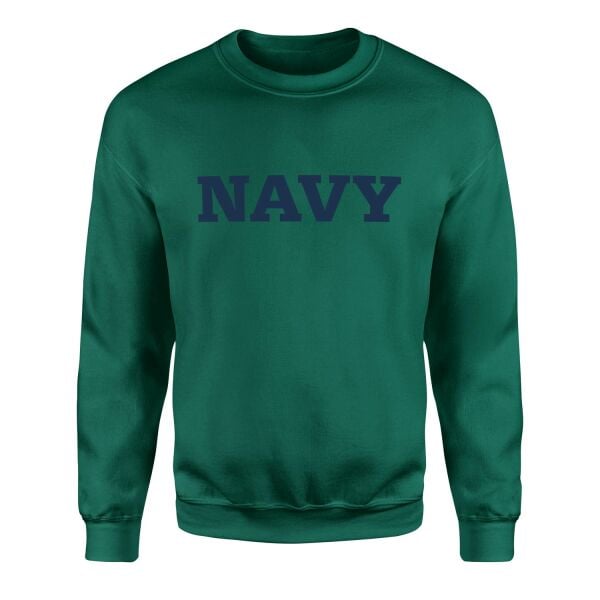 Navy Denizci Sweatshirt L - Nefti Yeşili