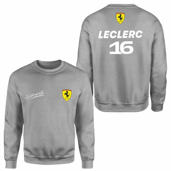 Charles Leclerc Basic SF Sweatshirt XXL - Gri