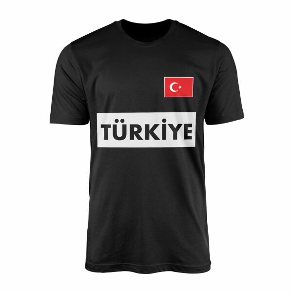 Türkiye Basic 2024 Tişört M - Siyah