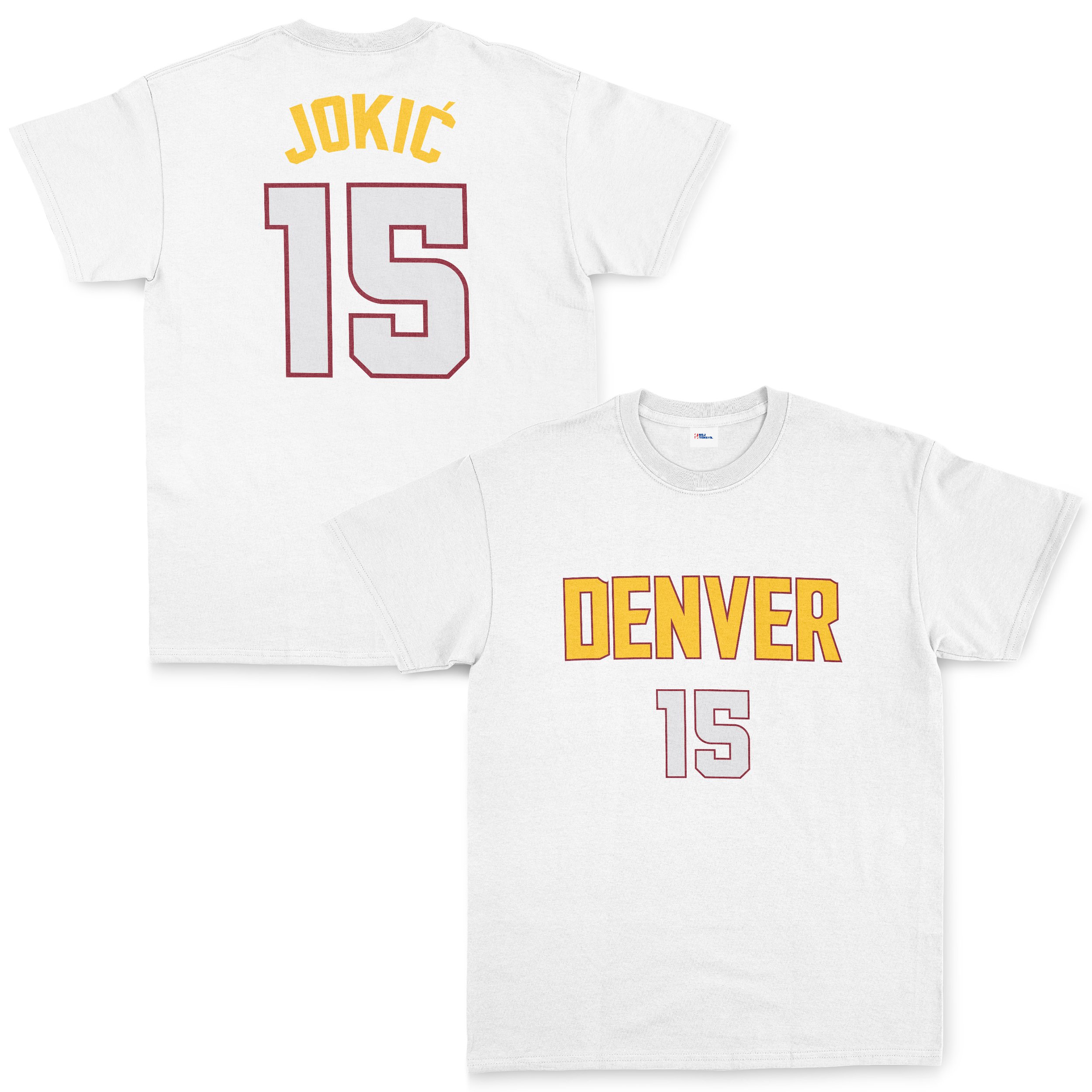 Nikola Jokić Forma Tişört XXL - Beyaz