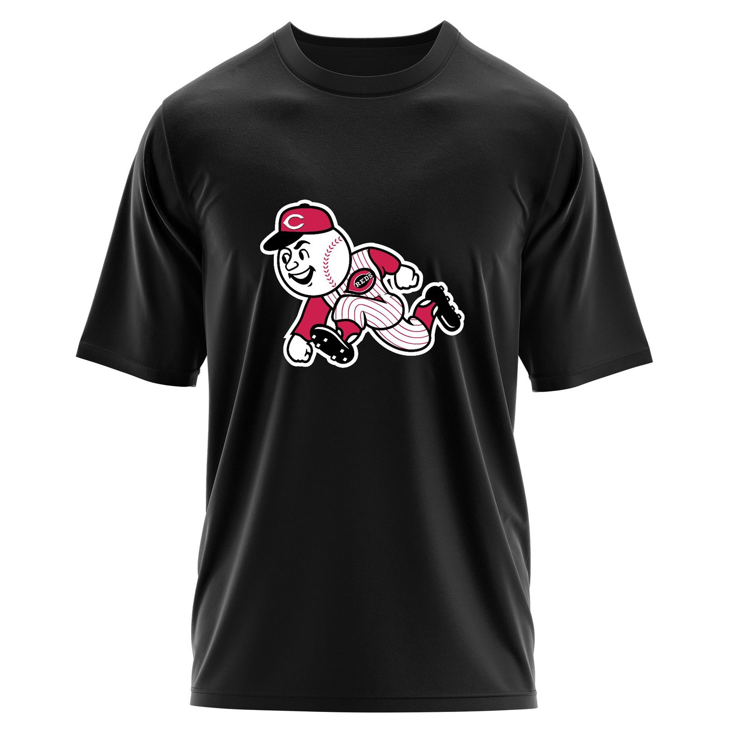 Mr. Red | Cincinnati Reds Oversize Tişört L - Siyah