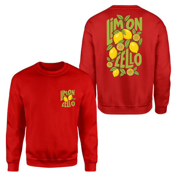 Limoncello Sweatshirt XL - Kırmızı