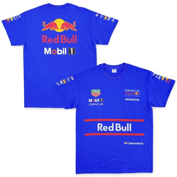 Red Bull Racing Teamline 2025 Driver Edition Kişiselleştirilebilir Tişört