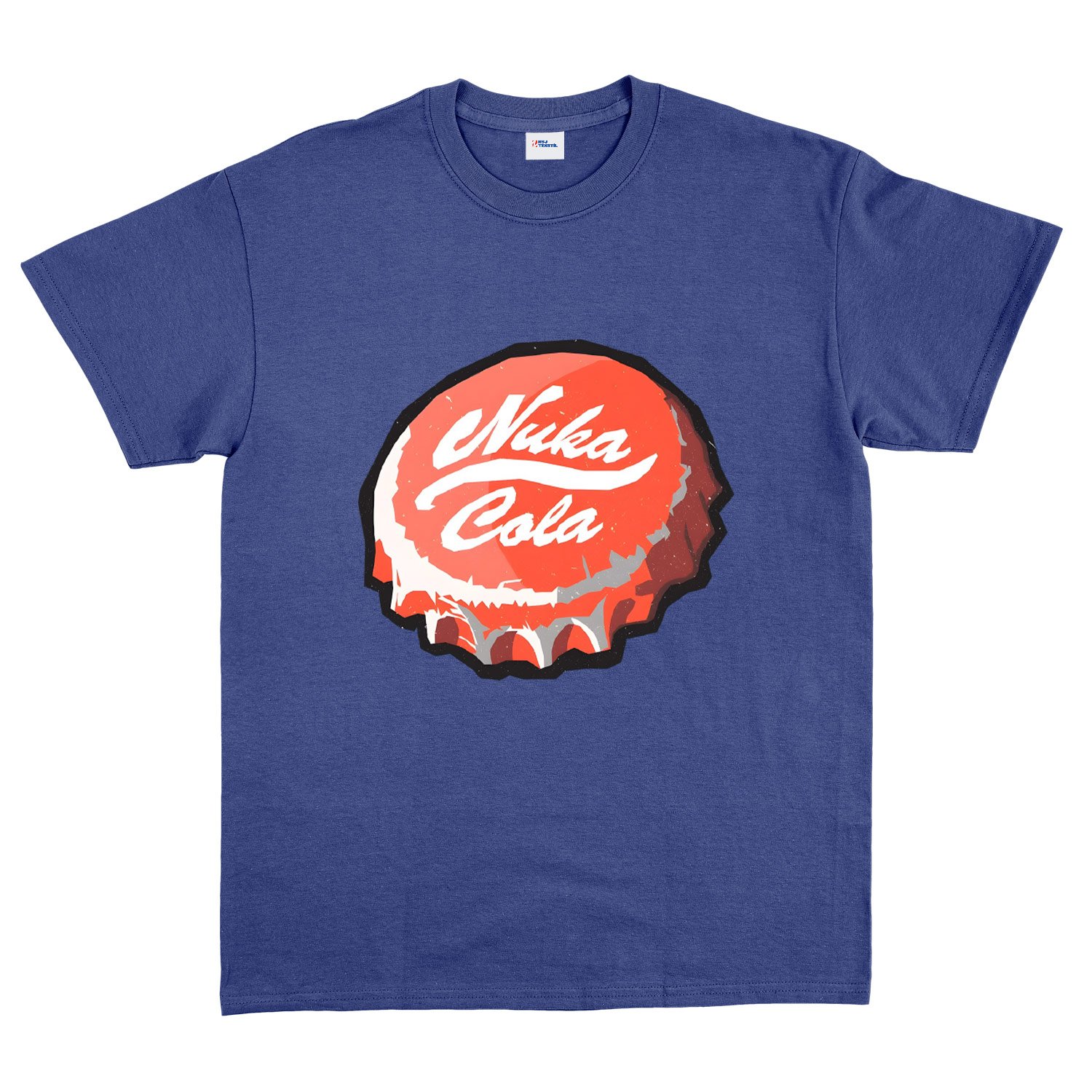 Nuka Cola Caps Tişört S - İndigo Mavisi