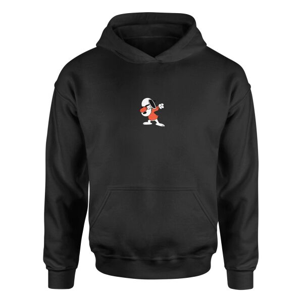 Snoopy Hoodie M - Siyah