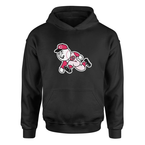 Mr. Red | Cincinnati Reds Hoodie L - Siyah
