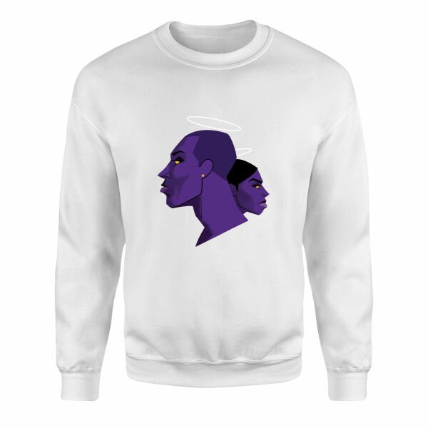 Kobe & Gigi Sweatshirt XL - Beyaz