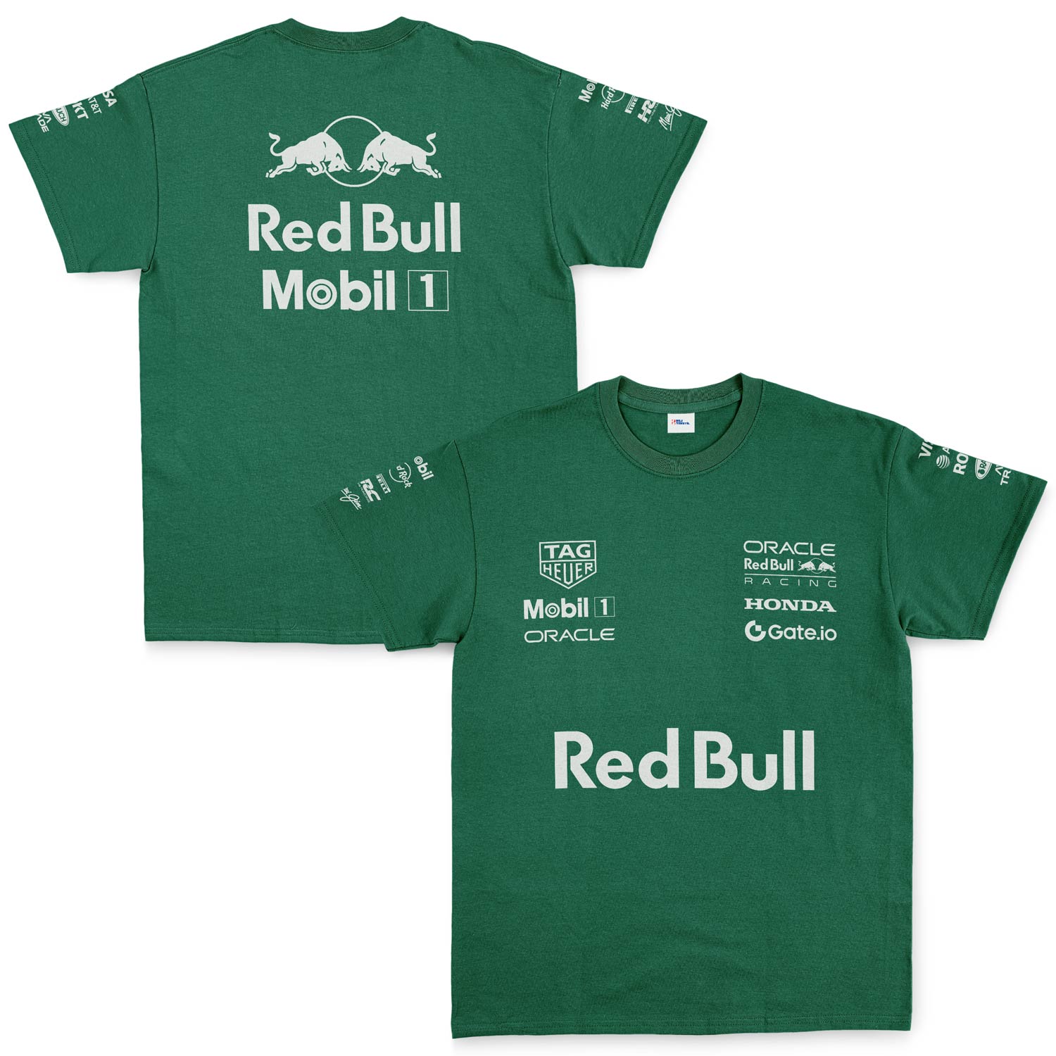 Oracle Red Bull Racing 25 SLVR Tişört M - Nefti Yeşili