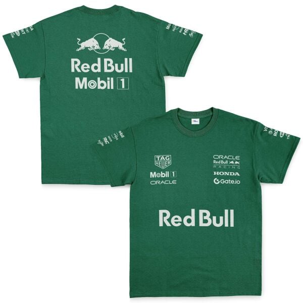 Oracle Red Bull Racing 25 SLVR Tişört M - Nefti Yeşili