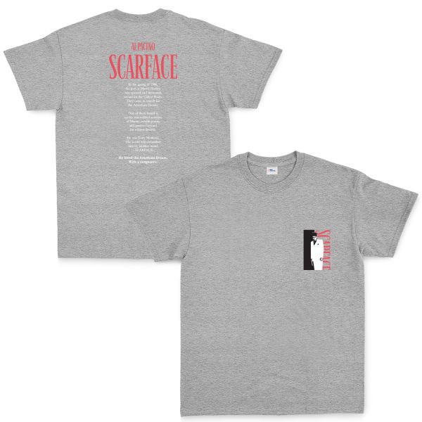 Scarface Al Pacino Tişört XL - Gri