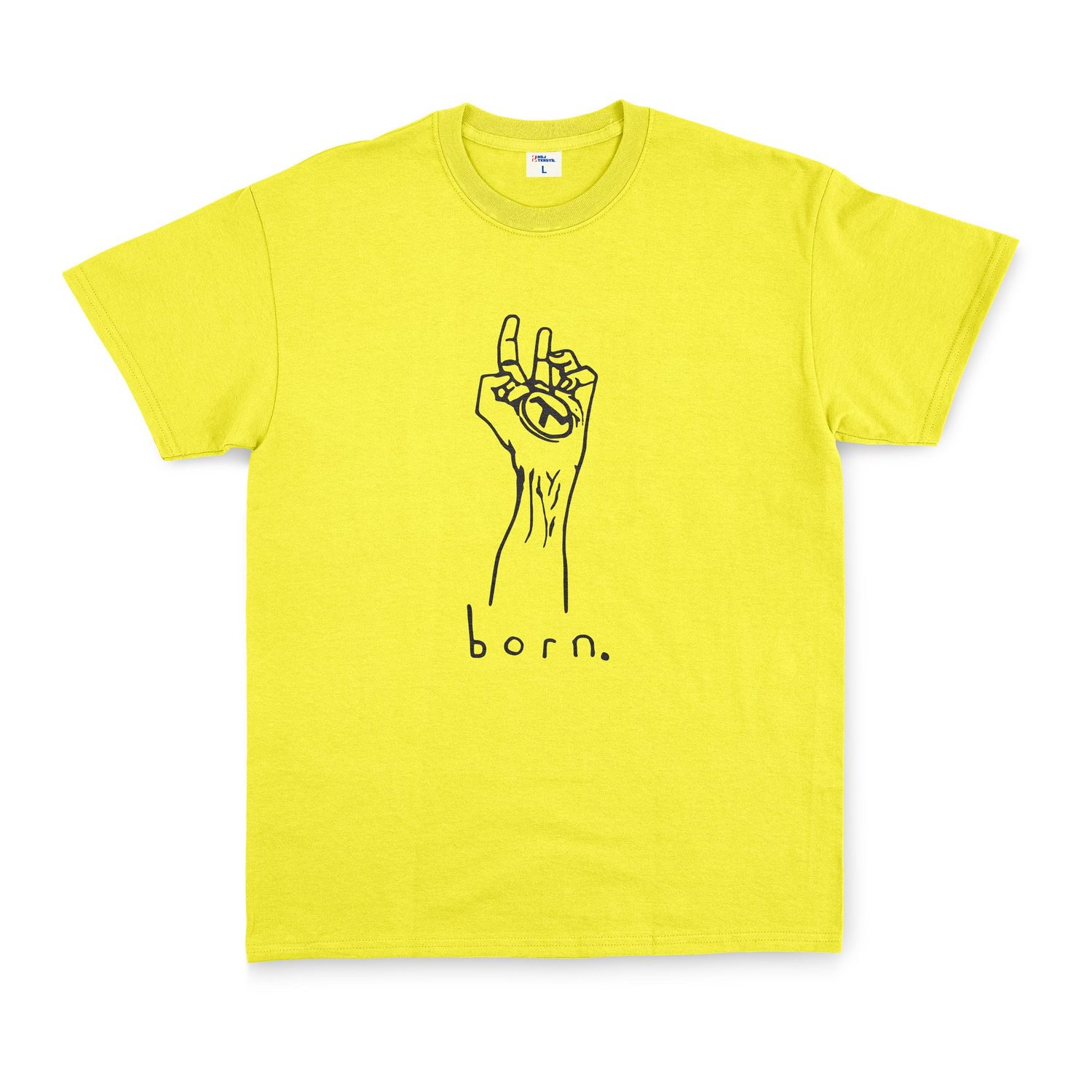 born. Tişört XXL - Sarı