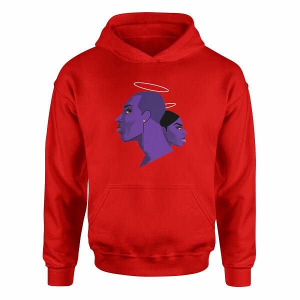 Kobe & Gigi Hoodie M - Kırmızı