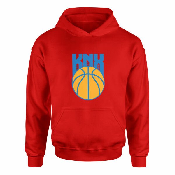KNX Basketball Hoodie XL - Kırmızı