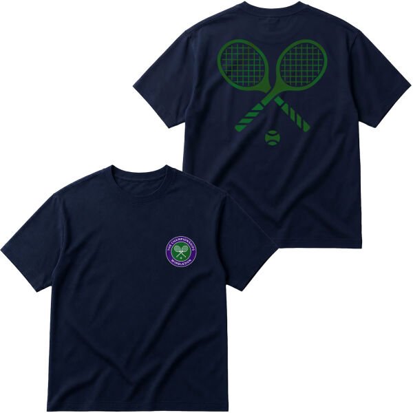 Wimbledon SE Oversize Tişört M - İndigo Mavisi