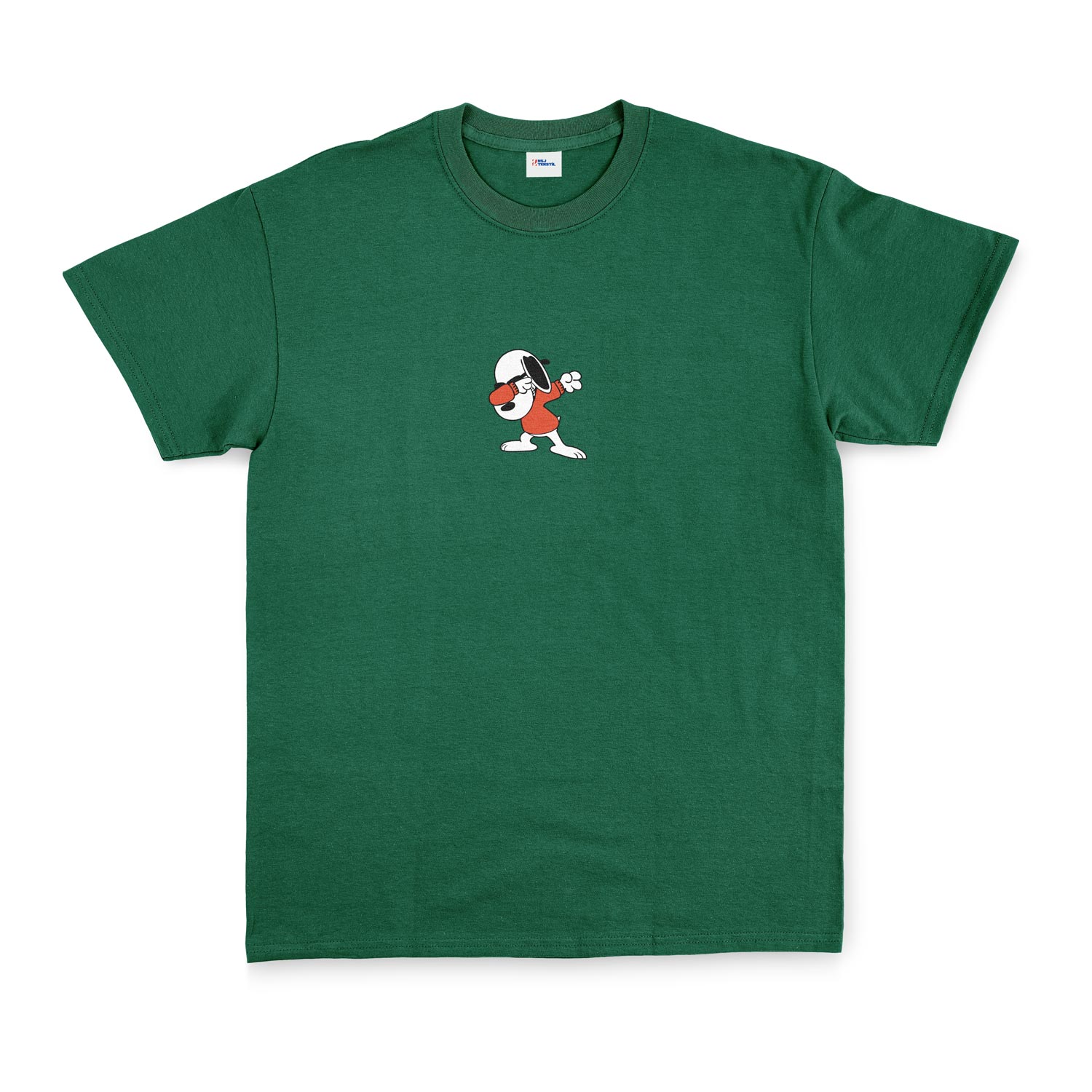 Snoopy Tişört L - Nefti Yeşili
