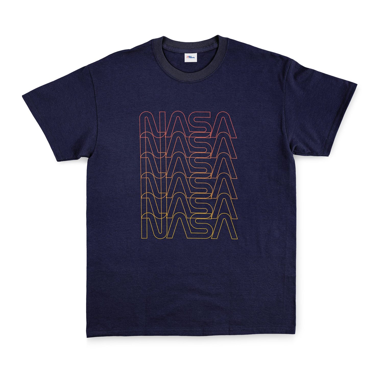 NASA Classic Worm Blend Tişört XXL - Lacivert