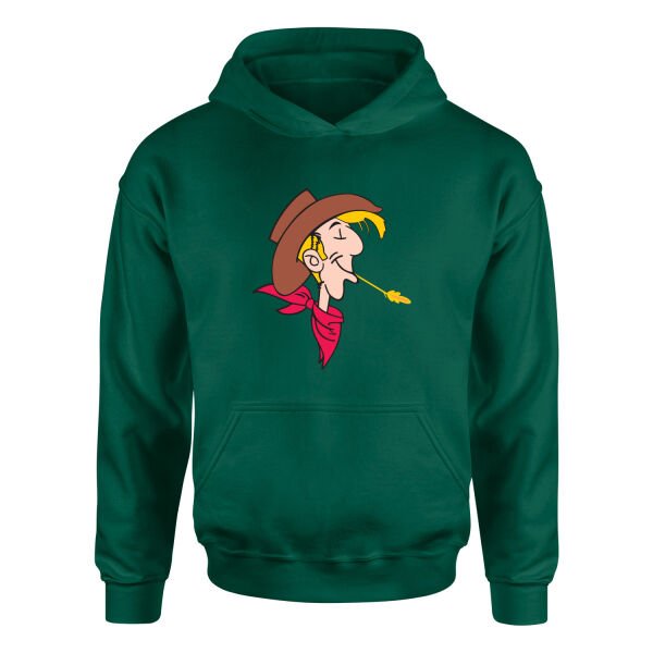 Lucky Luke Hoodie M - Nefti Yeşili