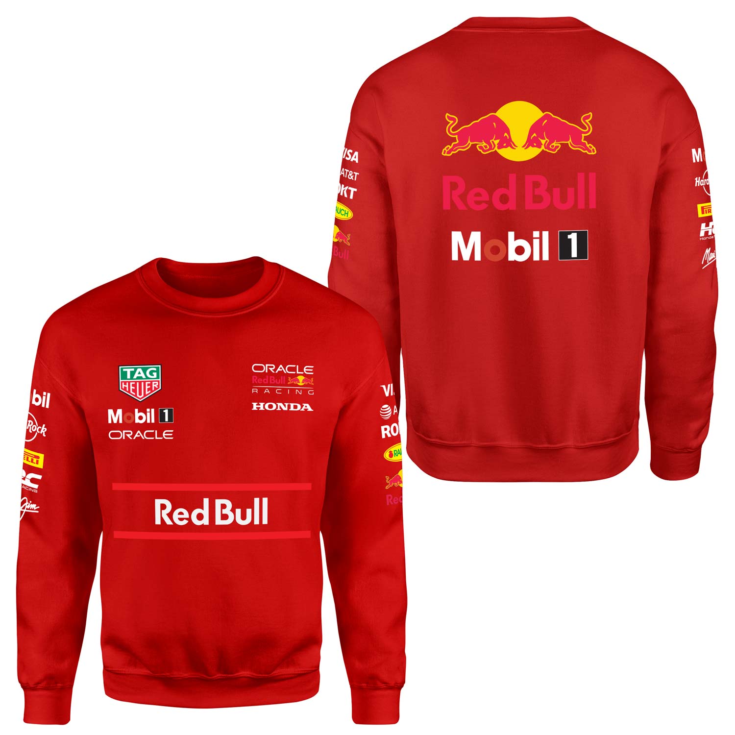 Red Bull Racing Teamline 2025 Sweatshirt XL - Kırmızı