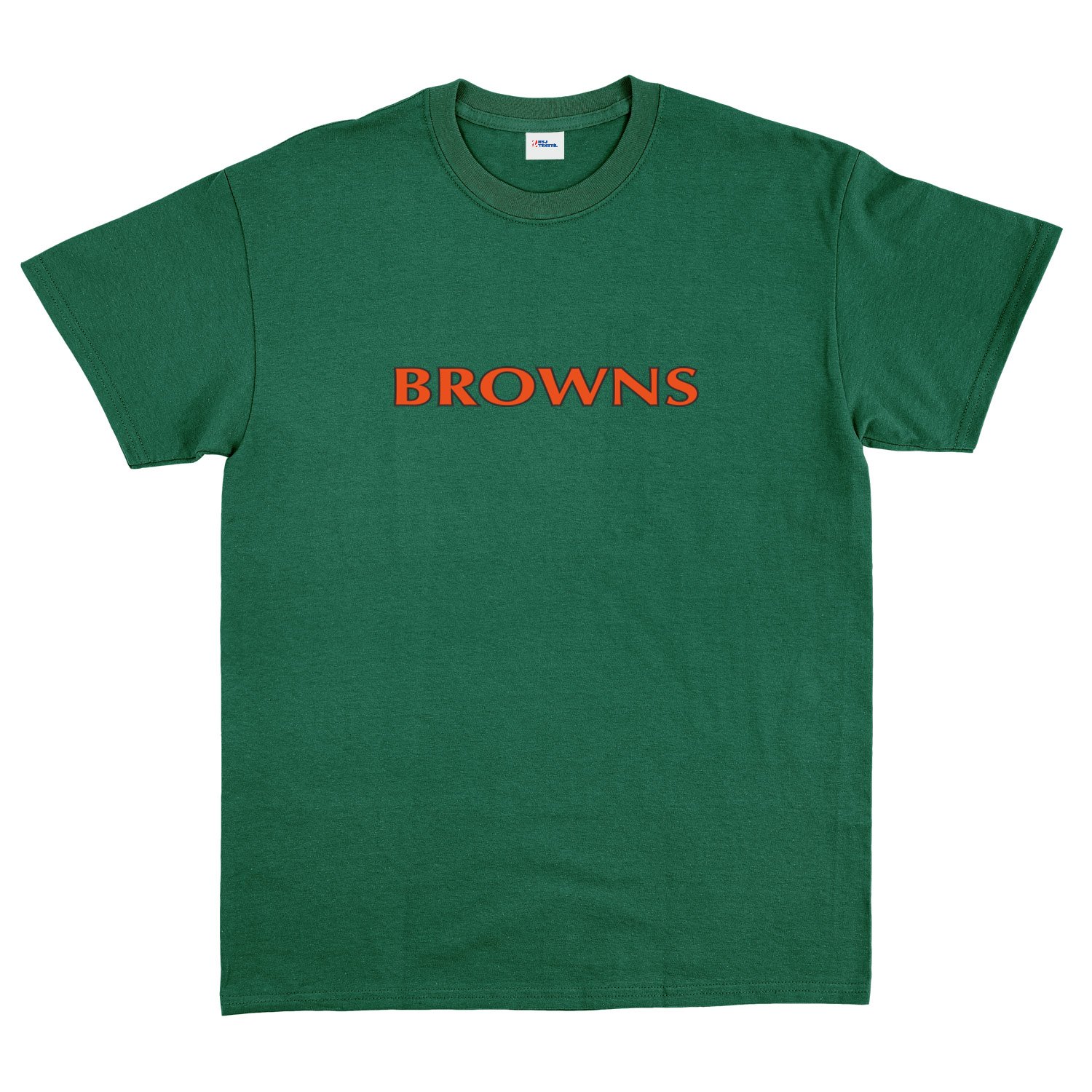 CLE BROWNS Iconic Tişört L - Nefti Yeşili