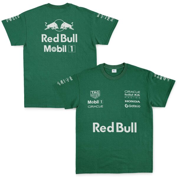 Oracle Red Bull Racing 25 SLVR Tişört XL - Nefti Yeşili