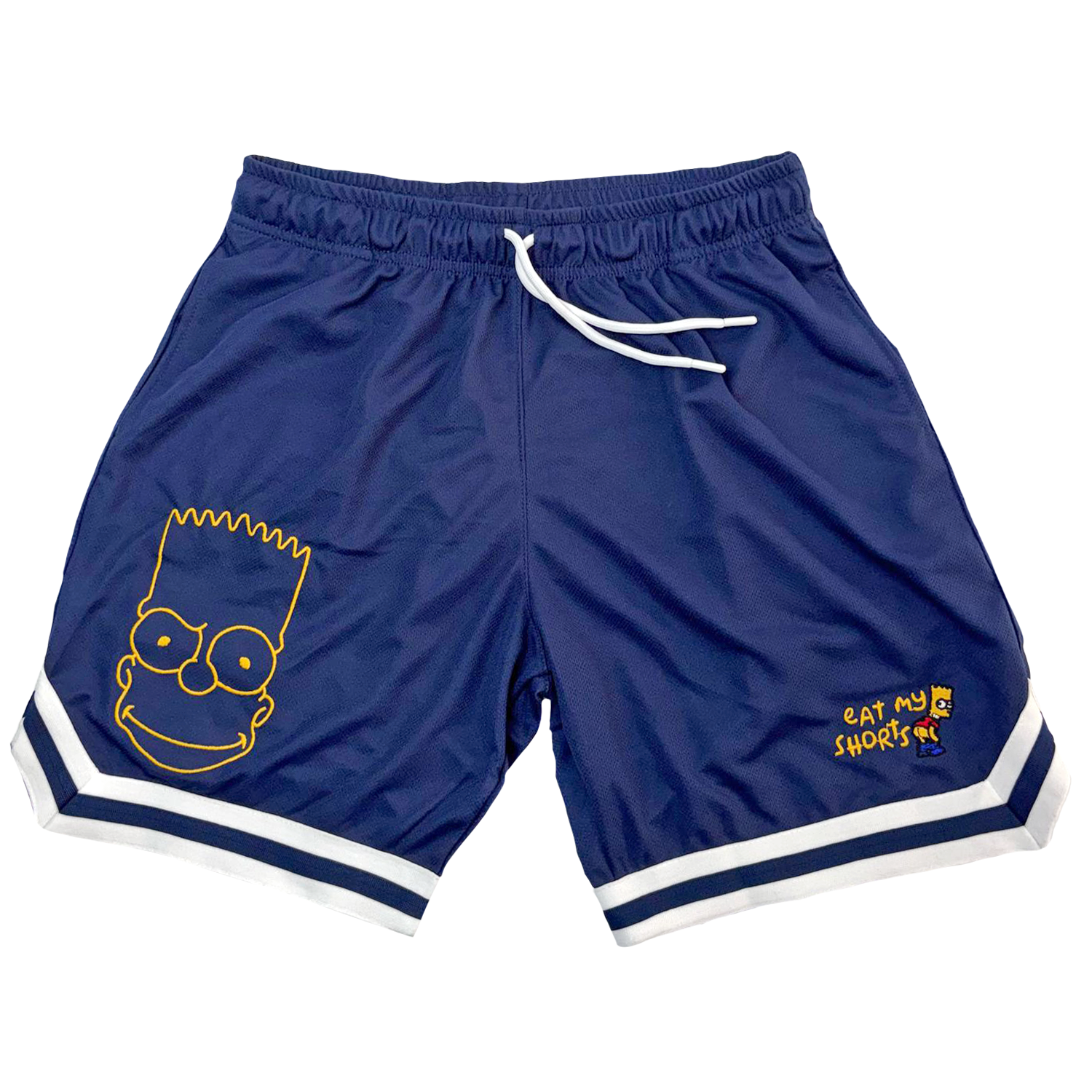 Eat My Shorts | Bart Simpson Lacivert Spor Şortu
