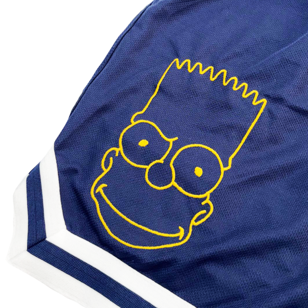 Eat My Shorts | Bart Simpson Lacivert Spor Şortu