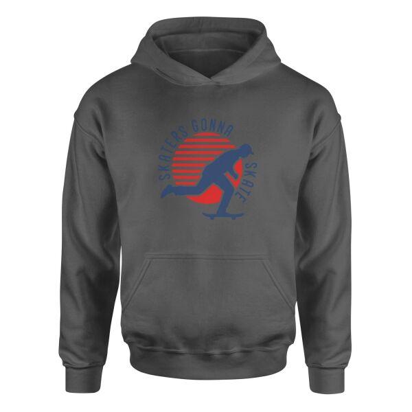 Skaters Gonna Skate Hoodie M - Füme